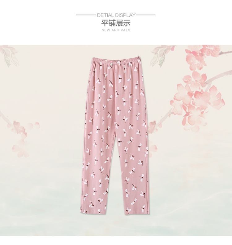 Pajama quần của phụ nữ mùa thu hai mặt quần cotton cộng với phân bón XL eo cao có thể được đeo bên ngoài của mẹ nhà giản dị quần mùa thu và mùa đông quần bông nam thu đông
