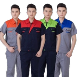 Летний тонкий износостойкий комбинезон подходит для мужчин и женщин, короткий рукав, делается под заказ