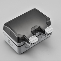 Outdoor waterproof socket IP66 waterproof grade Outdoor rainproof power outlet Anti-rain surface mounted rainproof box