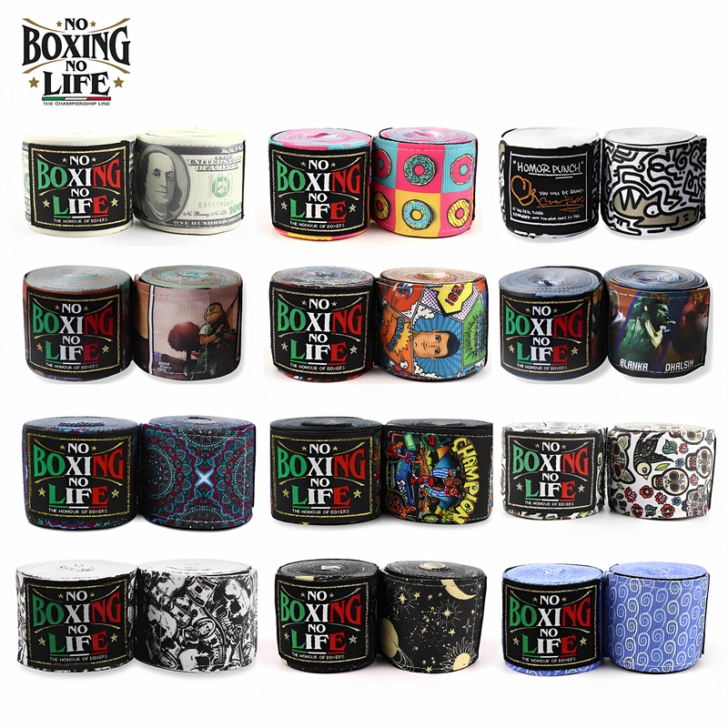 Noboxingnolife Boxing Bandage 5m Muay Thai Sanda Fighting Hand Guard Training Bandage Hand Wrap Noboxingnolife Boxing Bandage 5m Muay Thai Sanda Fighting Hand Guard Training Bandage Hand Wrap