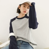 Лонгслив, весенняя летняя базовая приятная телу короткая футболка, коллекция 2023, подходит для подростков