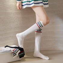 Sports calf simple Japanese letters teenage girls in tide academy wind street personality