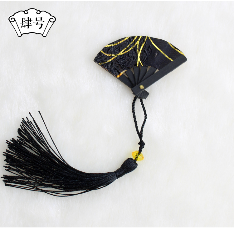 Cổ trang phục mới cổ 6 điểm 30 cm búp bê nhỏ fan doll với gấp phụ kiện quạt chụp đạo cụ có thể không được gấp lại búp bê nấu ăn