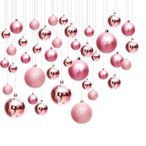 Christmas decoration shopping mall shop hanging ball hanging decoration ceiling pendant window suspended ceiling roof colorful ball scene layout