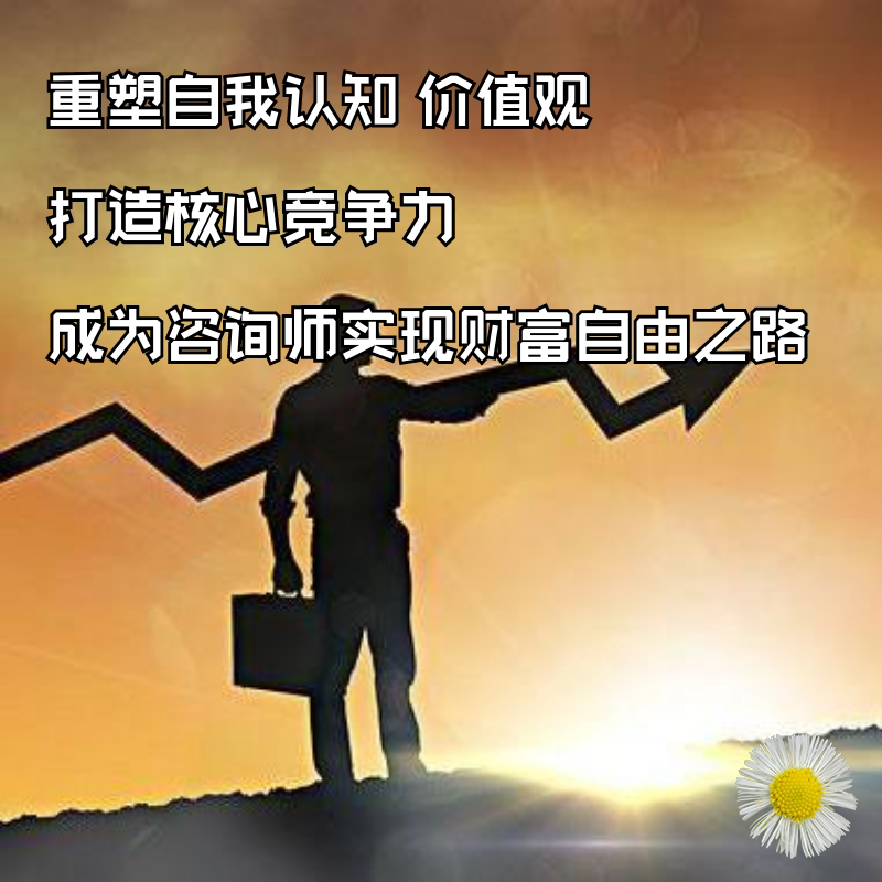 Reinventing self-perception and values to build core competitiveness to become a counselor to achieve wealth freedom