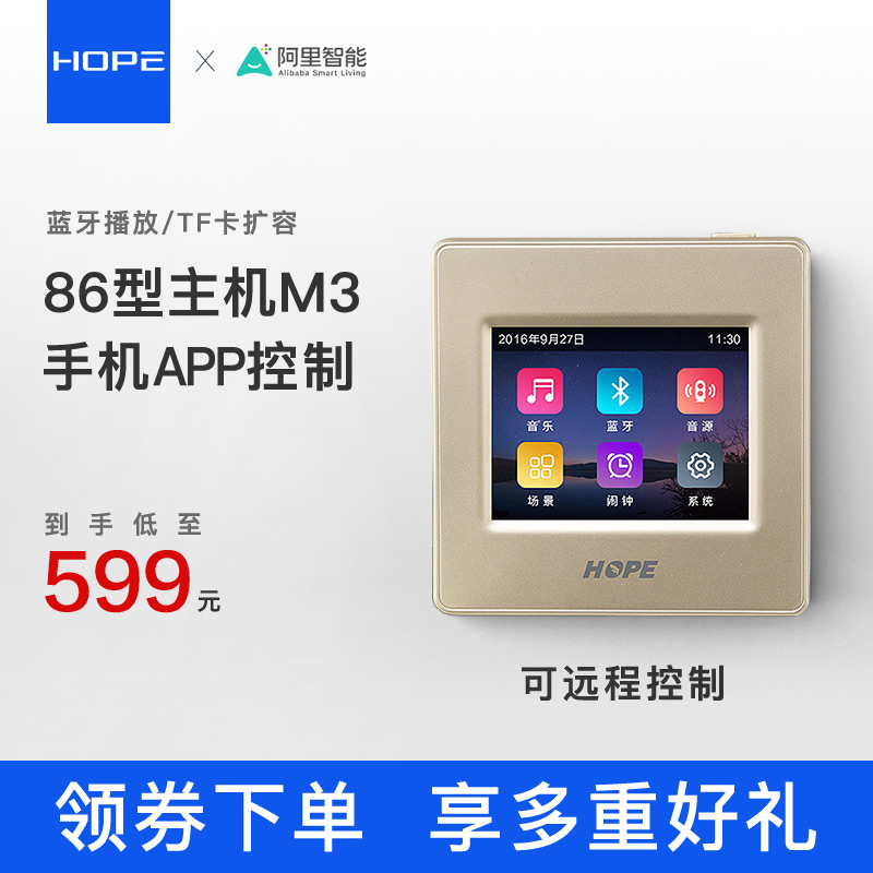 HOPE aspires to 86 type background music host system set Bluetooth mobile phone APP control ceiling sound