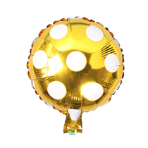 18 inch wave dot balloon aluminum film round wedding birthday arrangement balloon spot dot wave dot aluminum foil balloon