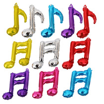Bar KTV balloon decoration Childrens birthday party concert Wedding celebration Wedding decoration note aluminum film balloon