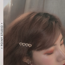 Clip headdress simple style temperament Pearl more love Lady exquisite cute daily girl hair card hairclip