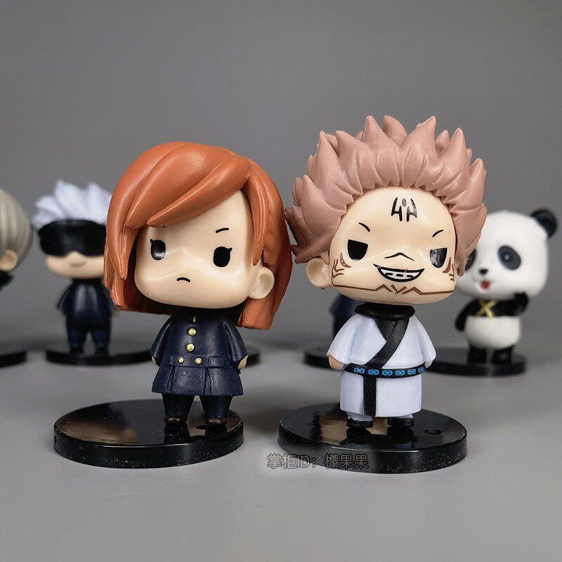 柔术快线主角雄人小城 1/8 比例 Megahouse 手办全新未开封商品 Q版咒术回战豆豆眼手办虎杖悠仁五条悟伏黑惠熊猫模型小玩偶摆件_潮玩盲