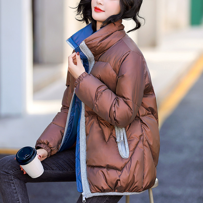 Popular cotton-padded jackets with a sense of niche short cotton-padded jackets women's winter clothing 2021 new padded jackets thickened bread jackets