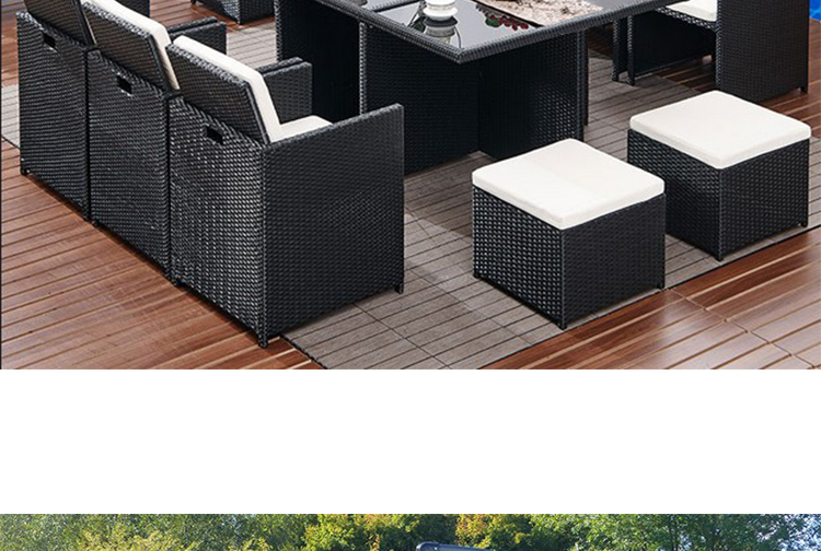 Bàn ghế ban công Wicker ghế cà phê bộ năm bàn ngoài trời mây bàn ghế ngoài trời đồ nội thất giải trí patio - Bàn ghế ngoài trời / sân bàn ghế ban công nhỏ