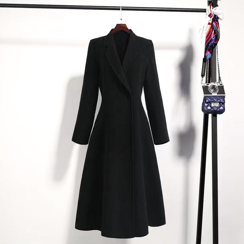 2026 Autumn and Winter Double-Sided Cashmere Coat for Women, Mid-Length, Petite Woolen Overcoat, Slimming Waist-Cinching Top 2026 Autumn and Winter Double-Sided Cashmere Coat for Women, Mid-Length, Petite Woolen Overcoat, Slimming Waist-Cinching Top