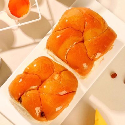 拉丝老式老面包零食整箱