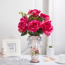 Simulation Suit Rose Bouquet Living-room Flower Arrangement Swing Piece Fake Floral Home Decoration Silk Flower Wedding Celebration Floral Promotion