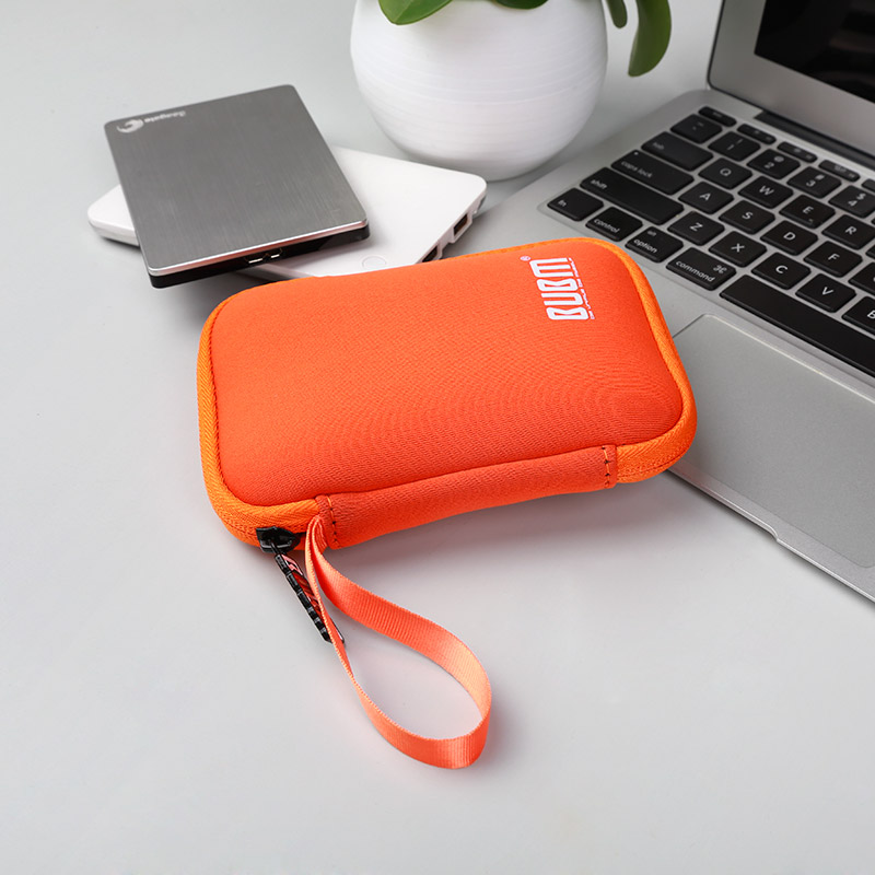 BUBM Western Digital WD Carry-on Hard Disc double Lenovo F308SanDisk Hard disc bag portable protective casing 4T Hitier Toshiba cashier bag 2T shockproof anti-fall seaga