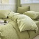 Three-Layer Gauze Pure Cotton Waffle Four-Piece Set, All-Cotton 2026 New Style Bed Sheet, Duvet Cover, Quilt Cover, Yarn-Dyed Jacquard, High Weight