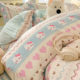 Ins Bedding Four-Piece Set Pure Cotton 2026 New Style Bed Sheet Quilt Cover Three-Piece Set for Student Dormitory Winter 4