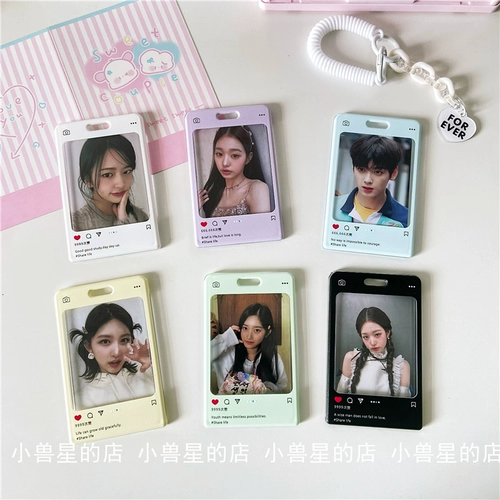 Polaroid, брендовая белая акриловая фоторамка, подвеска, фотография, картхолдер, брелок