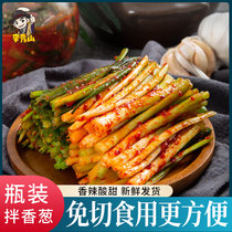  Yanbian Korean shallot kimchi diced shallots Bottled pickled shallots under meals Korean sweet pickles Korean kimchi