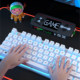 Teclado Teclado mecánico sensación ratón conjunto de escritorio portátil teclado universal de alto valor USB juego con cable