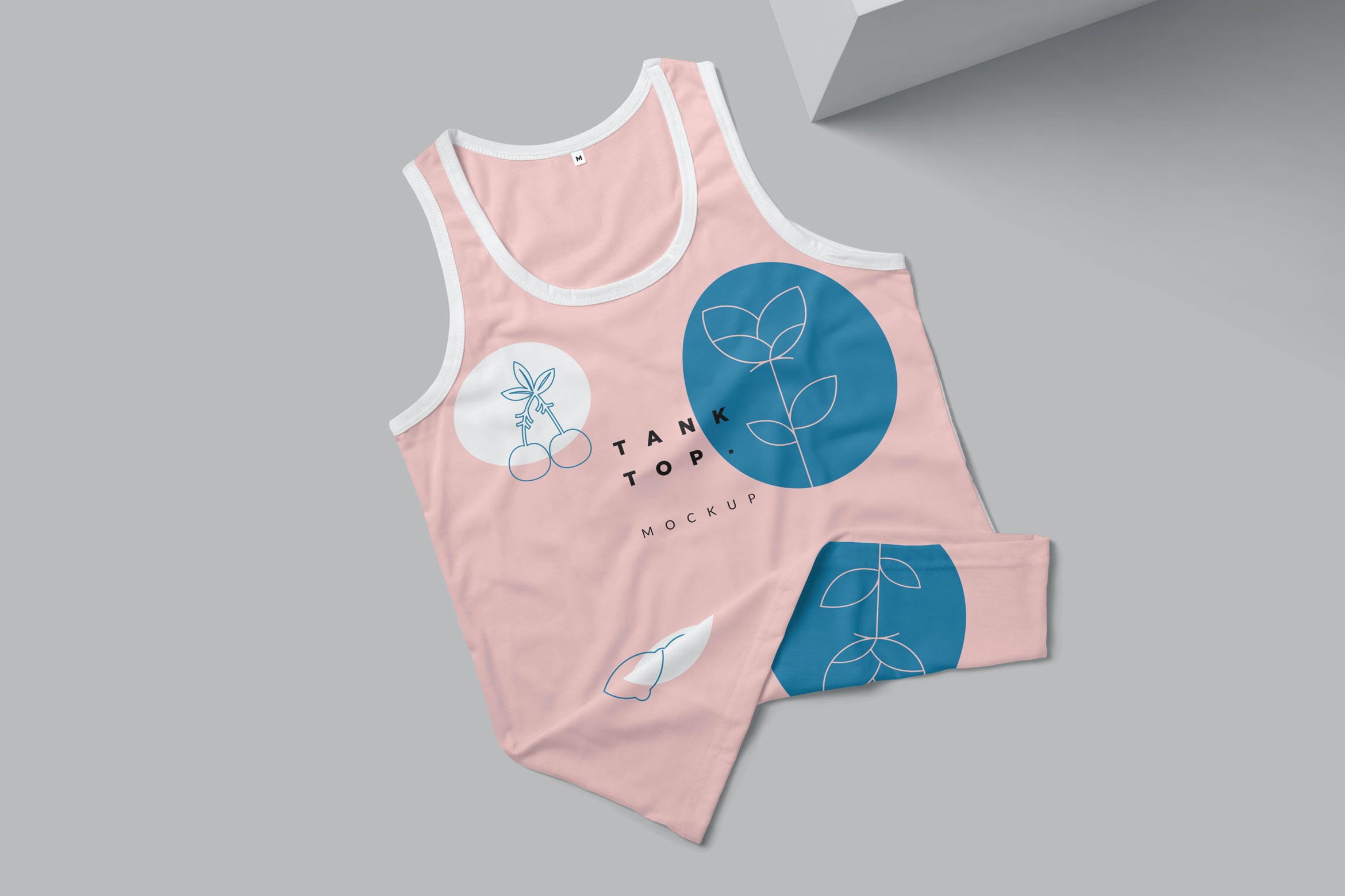 女式背心上衣设计样机 Women Tank Top Mockups