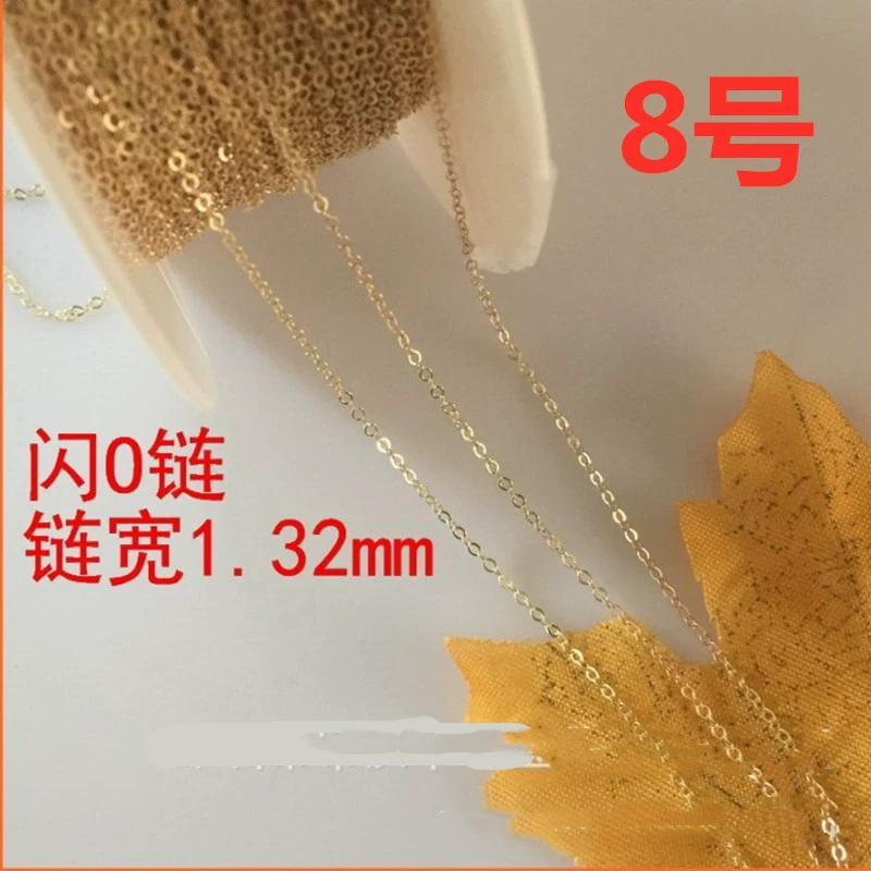 Shuangyi Pure 14K Dây chuyền vàng 14k Vàng hạt tách hạt Vòng chân không vòng cổ Phụ kiện vòng tay Phụ kiện DIY Dây vàng - Vòng đeo tay Clasp