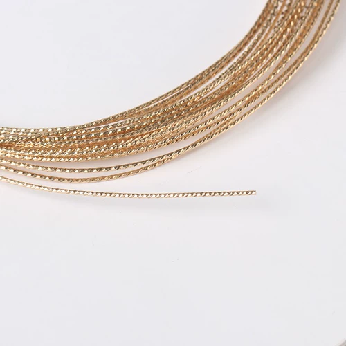 Импортные шелковые нитки, кольцо, аксессуар, аксессуары, золото 14 карат