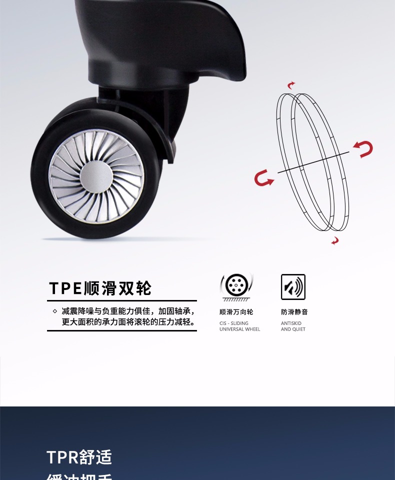 Slazenger trường hợp xe đẩy 24 inch caster vali nữ dây kéo 26 inch hộp mật khẩu 20 inch vali nam vali mr vui