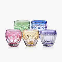 Japanese Kagami Jiangdo Traditional Craftsman Series Pot Valley Satoshi Handcrafted to Flourish Cold Wine Glass