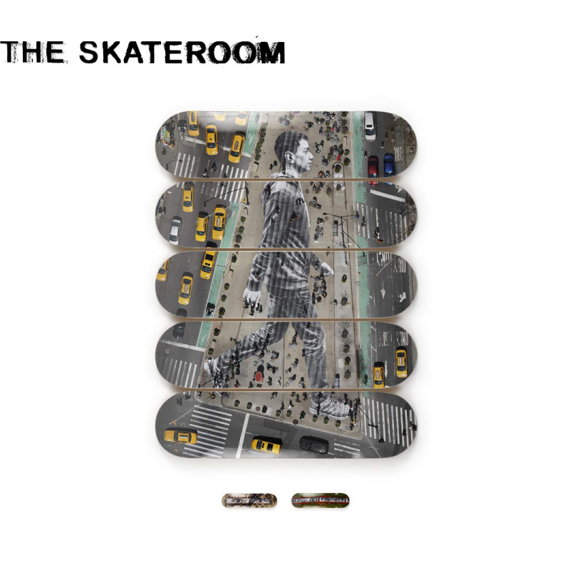 Belgium the skateooom behavioural art skateboard JR works limited to release humanism
