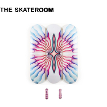 Belgium the skateoom maple wood skateboard pink visual wheel of beauty Judy Chicago