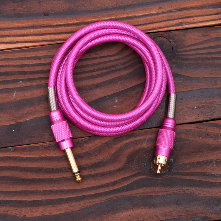 Thiết bị xăm Máy móc hình xăm móc thẳng Đồng tinh khiết da rắn Móc dây RCA 1,8 m máy xăm công cụ làm đẹp - Các công cụ làm đẹp khác keo kích mí