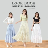 Шифоновая летняя юбка, тонкая мини-юбка, А-силуэт