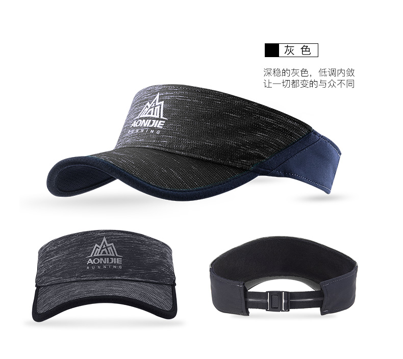 Chạy mũ rỗng marathon không có đỉnh che nắng nhanh khô mồ hôi thể thao ngoài trời cho nam và nữ đi bộ đường dài nón nike lưỡi chính hãng