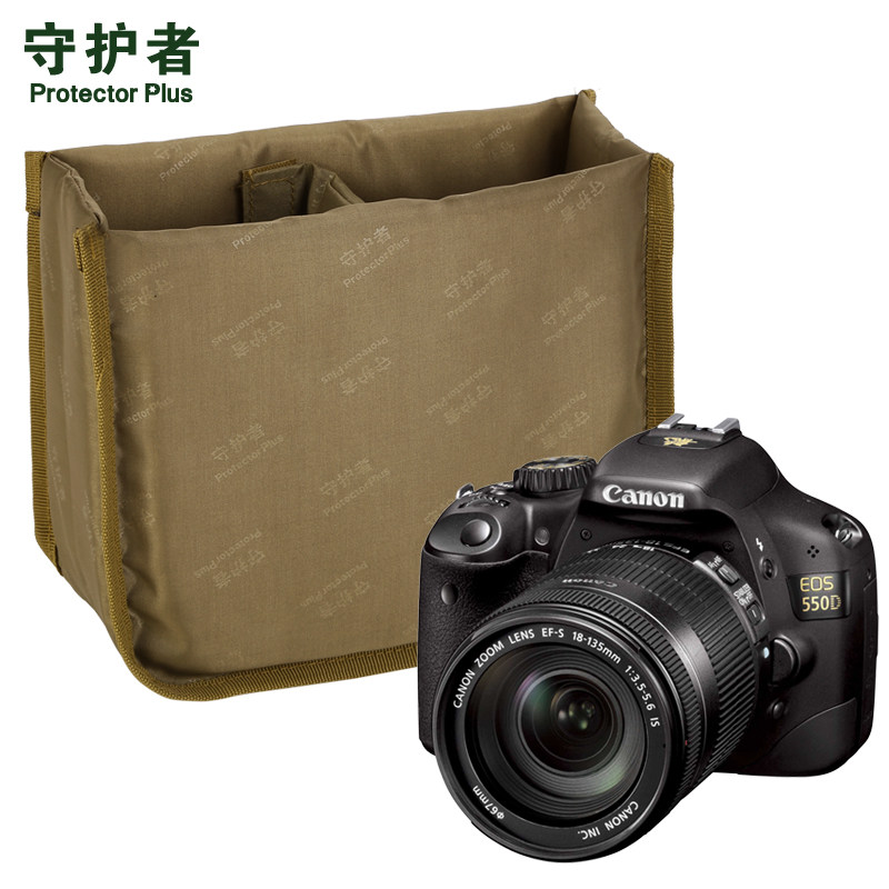 Guardian Big saddle bag inner tank bag shockproof bag SLR camera inner tank photographic bag Thick sponge protective case