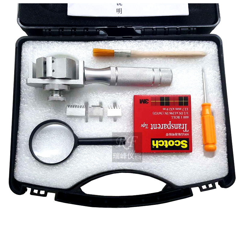 Rotary three-in-one paint film scratcher paint coating adhesion tester 1 2 3mm blade hundred grid knife