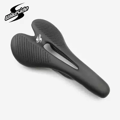 Carbon fiber all-foreskin riding cushion Road mountaineering bicycle saddle hollow breathable seat cushion elliptical bow