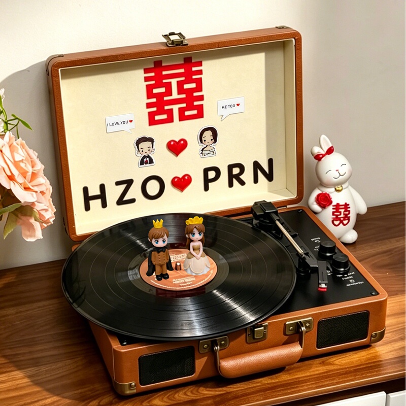 Wedding Gifts for Newlyweds, High-End and Practical Gifts for the Bride's Best Friend, Housewarming, Wedding, Engagement Gifts, Vinyl Record Player Wedding Gifts for Newlyweds, High-End and Practical Gifts for the Bride's Best Friend, Housewarming, Wedding, Engagement Gifts, Vinyl Record Player