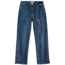 LT Jeanswest Womens Fit Stretch Denim Nine-Point Pants Summer Womens Pants Commuting Jeans Womens Pants