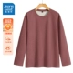[Шерсть, шелк, круглый вырез] Li Hong #ZS Solid Color