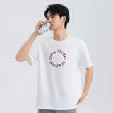 Весенняя трендовая двусторонная футболка, короткий рукав, в американском стиле, круглый воротник