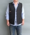 Mùa thu và mùa đông lông một chiếc áo len trung niên dày áo len cotton ấm áp nam da cừu thật vest vai cha áo ba lỗ nam tập gym Áo vest cotton
