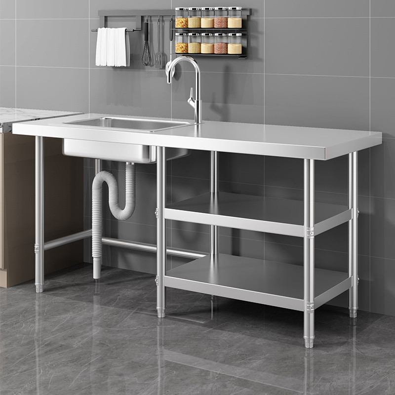 Stainless Steel Sink Stove Rack Kitchen Cutting Board Storage Rack Dishwashing Sink Storage Organizer Gas Stove Rack