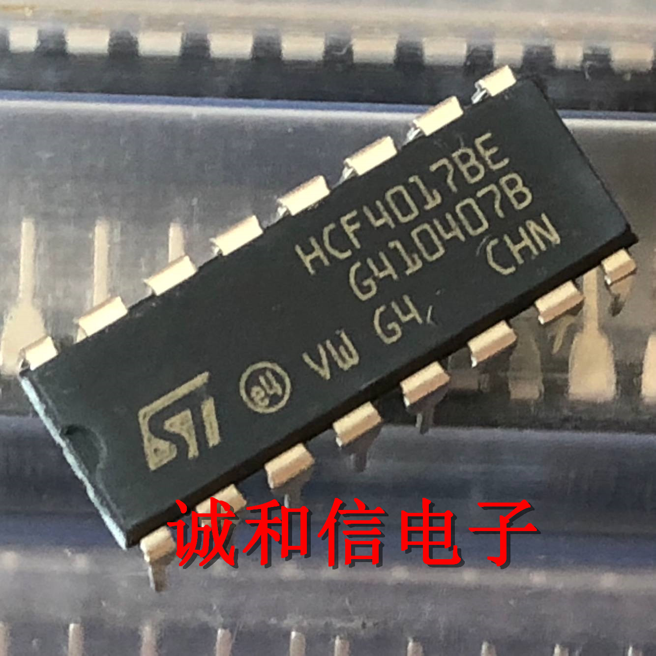 Brand new original loaded import HCF4017BE HCF4017 decimal counter Straight plug DIP-16