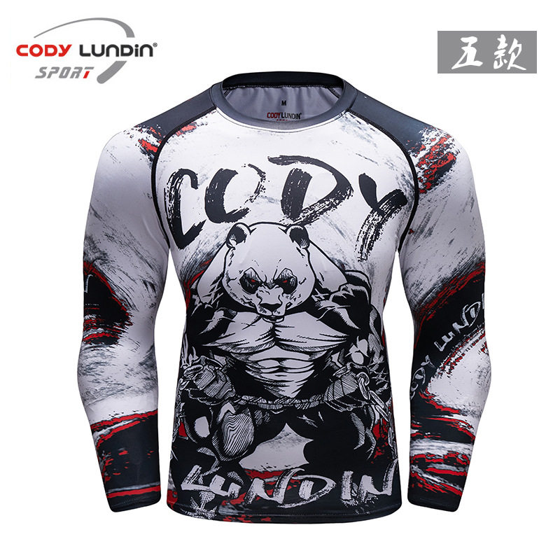 nogi long sleeve mma brazilian jiu-jitsu tights anti-wear clothing fitness jiu jitsu bjj rash guard