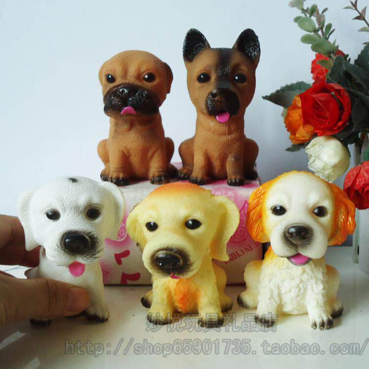 Children's slush puppy puppy knead called pooch bag drama water toy crab frog Shark Duck Pet Plastic Doll