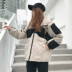 Công cụ áo khoác cotton nữ mùa đông phiên bản mới của Hàn Quốc phong cách Harajuku lỏng lẻo màu trùm đầu bông nhồi bông quần áo sinh viên