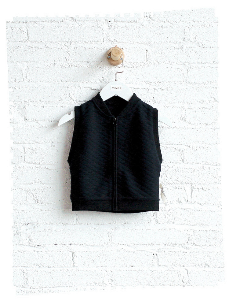 Mayas bé vest mùa xuân và mùa thu mỏng phần 1-3 tuổi bé trai dây kéo áo len trẻ em vest vest quan ao babi