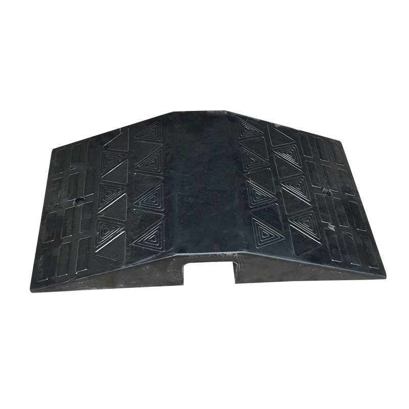 Removable arched slot box wire board deceleration belt rubber speed limit belt new rubber single-line slot over-the-wire bridge